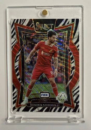 Dominik Szoboszlai 2024 Panini Select Zebra Prizm