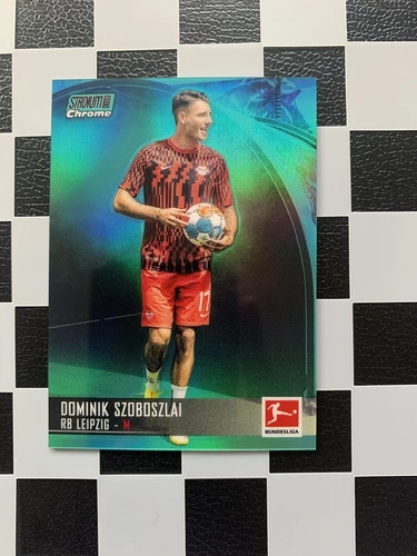 Dominik Szoboszlai 2021 Topps Stadium Club Chrome Aqua /199