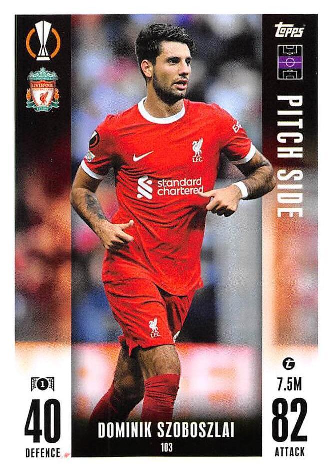 Dominik Szoboszlai 2023 Topps Match Attax UEFA Club Competitions Extra