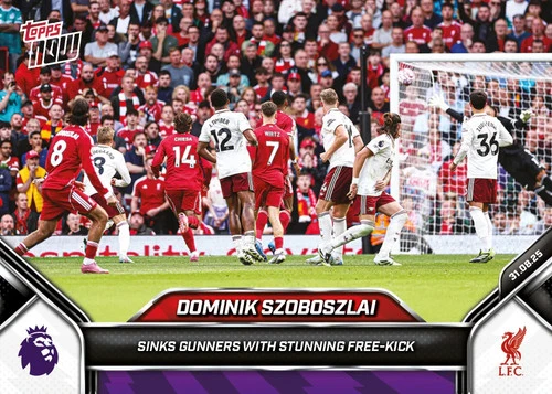Dominik Szoboszlai 2025 Topps Now Premier League