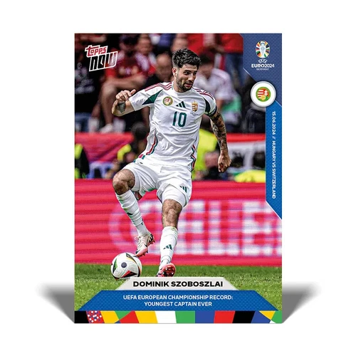 Dominik Szoboszlai 2024 Topps Now UEFA Euro 2024 003