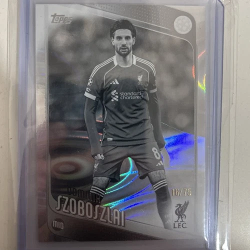 Dominik Szoboszlai 2025 Topps UCC Flagship Silver Refractor /75