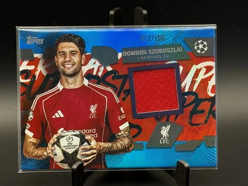 Dominik Szoboszlai 2025 Topps UEFA Champions League Blue /150