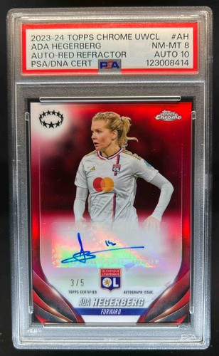 Donna Ada Hegerberg 2023 Topps Chrome Sapphire /5