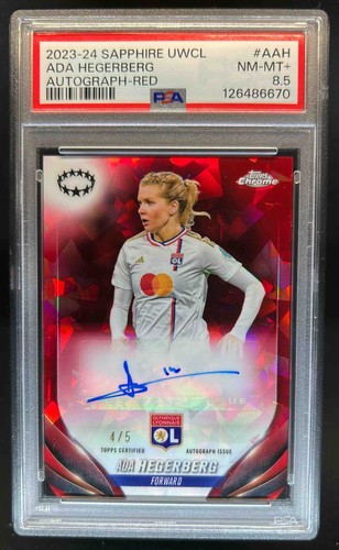 Donna Ada Hegerberg 2023 Topps Chrome Sapphire Sapphire /5