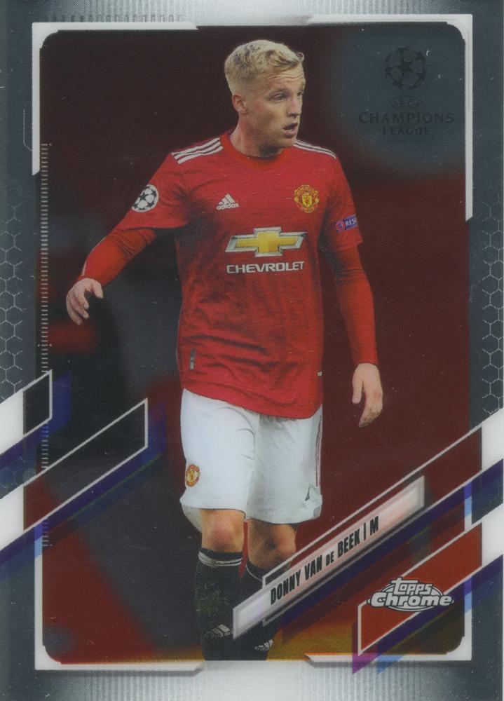 Donny Van de Beek 2020 Topps Chrome UCC 82