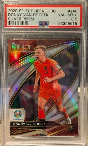 Donny van de Beek 2020 Panini Select Silver Prizm