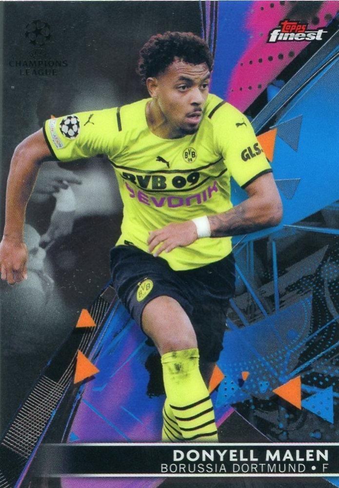 Donyell Malen 2021 Topps Finest UEFA 67