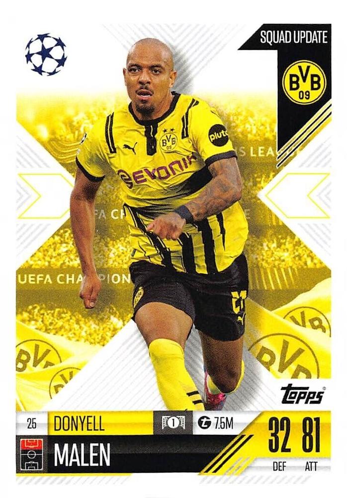 Donyell Malen 2024 Topps Match Attax UEFA Club Competitions Extra
