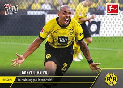 Donyell Malen 2023 Topps Now Bundesliga English