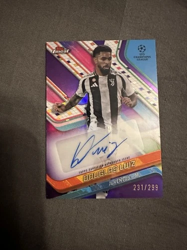 Douglas Luiz 2025 Topps Finest /299