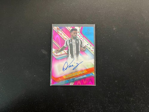 Douglas Luiz 2024 Topps Finest Pink Lava /75