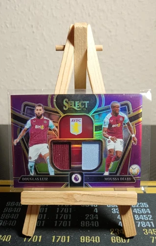 Douglas Luiz & Moussa Diaby 2023 Panini Select /49