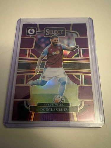 Douglas Luiz 2023 Panini Select Purple Prizm /149