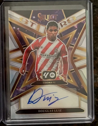 Douglas Luiz 2025 Panini Select Silver Prizm