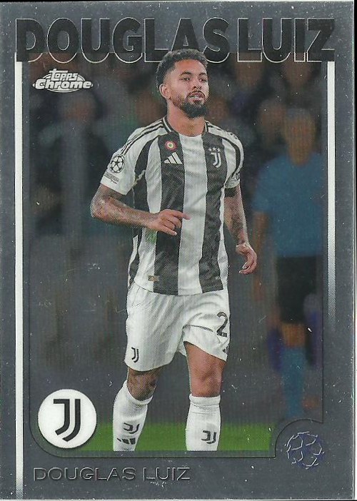 Douglas Luiz 2024 Topps Chrome UEFA Club Competitions