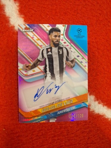 Douglas Luiz 2024 Topps Finest UEFA Champions League /125