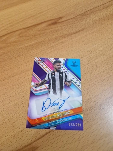 Douglas Luiz 2024 Topps UEFA Finest Purple /299