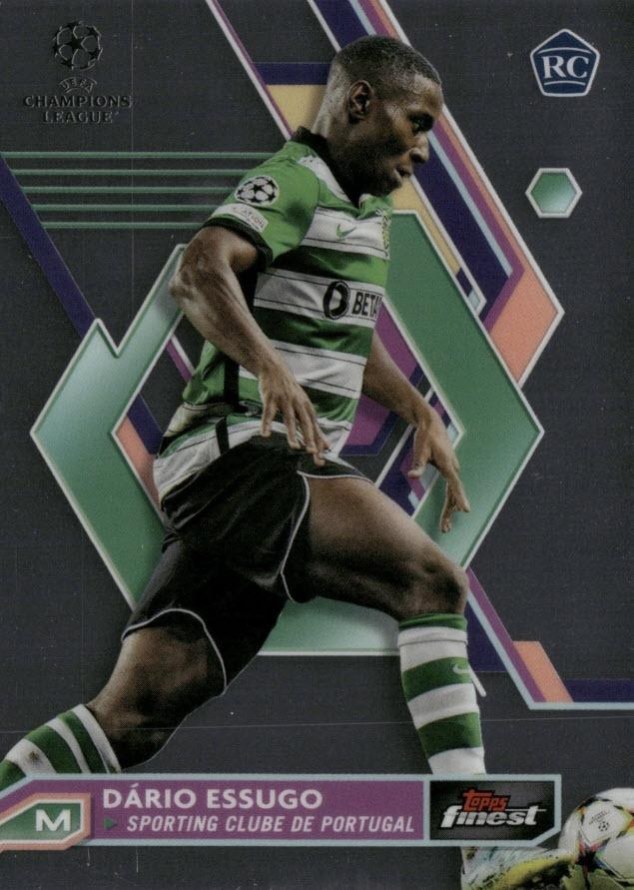 Dário Essugo 2022 Topps Finest UEFA 60