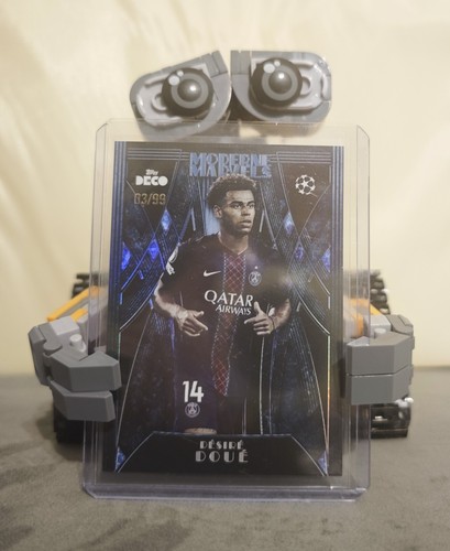 Désiré Doué 2025 Topps Deco Blue /99