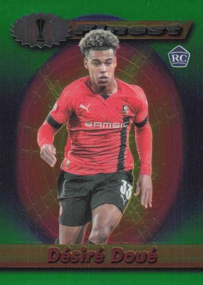 Désiré Doué 2022 Topps Finest UEFA 112