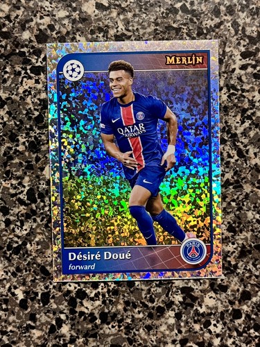 Désiré Doué 2024 Topps Merlin Chrome Mini Diamond
