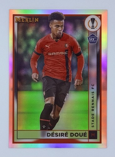 Désiré Doué 2023 Topps Merlin Chrome UCC Refractor #133