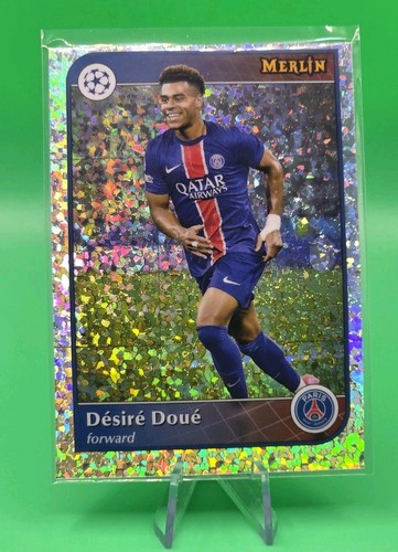 Désire Doué 2024 Topps Merlin Chrome Mini Diamond