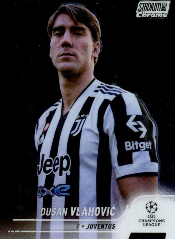 Dušan Vlahović 2021 Topps Stadium Club Chrome UEFA 98