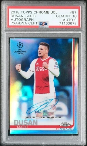 Dusan Tadic 2018 Topps Chrome 57