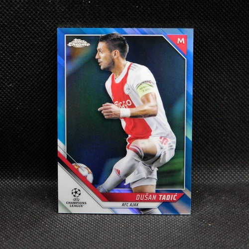 Dusan Tadic 2021 Topps Chrome Blue Refractor /150