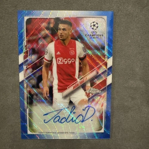 Dusan Tadic 2020 Topps Chrome Blue Wave Refractor /75