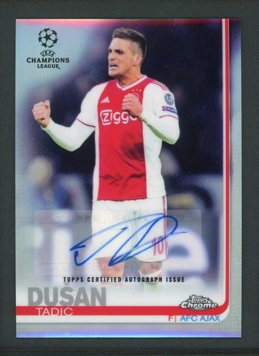 Dusan Tadic 2019 Topps Chrome Refractor
