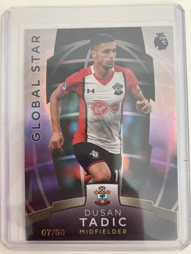 Dusan Tadic 2017 Topps Premier League Platinum Parallel /50