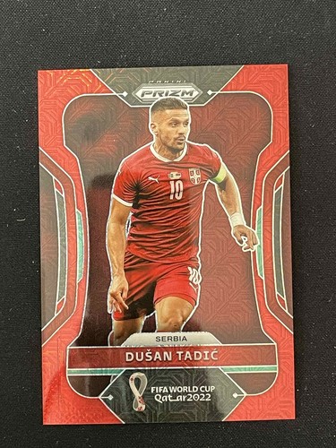 Dusan Tadic 2022 Panini Prizm Red Mojo /99