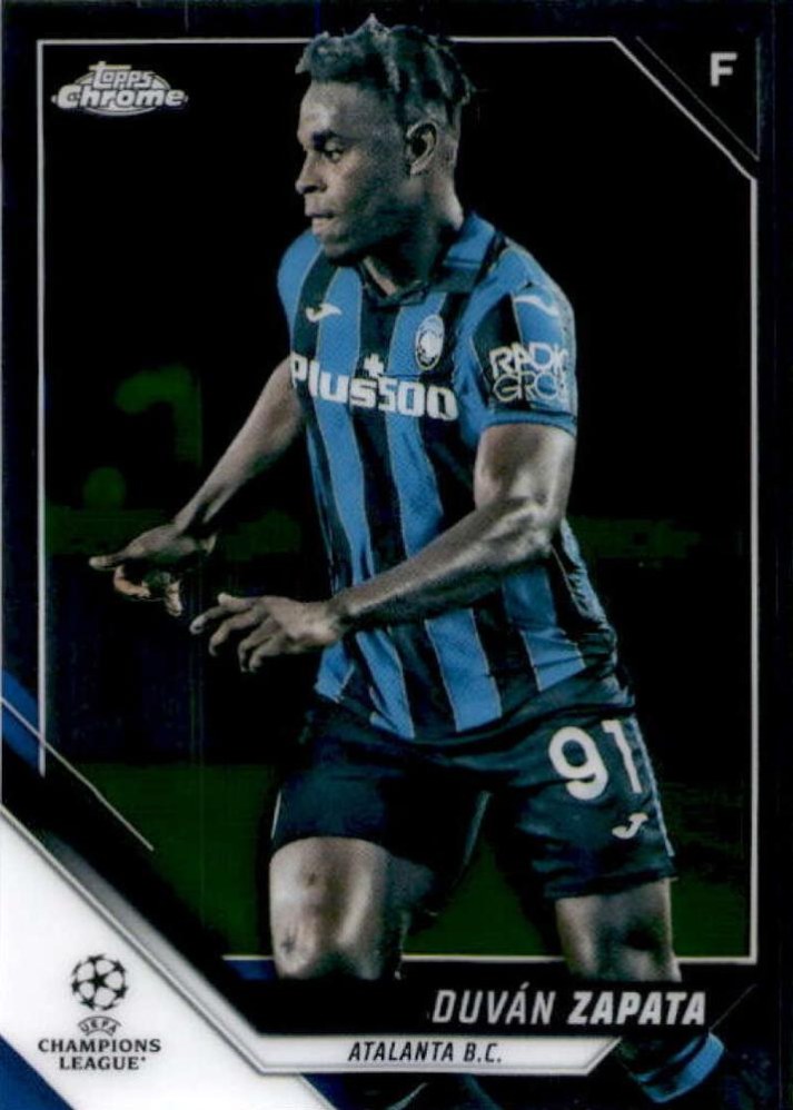 Duván Zapata 2021 Topps Chrome UCC 83