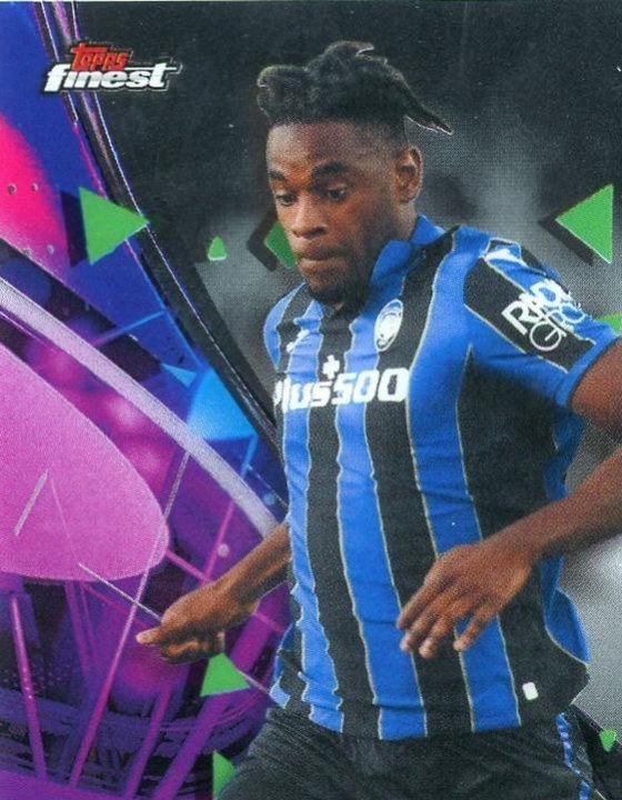 Duván Zapata 2021 Topps Finest UEFA 39