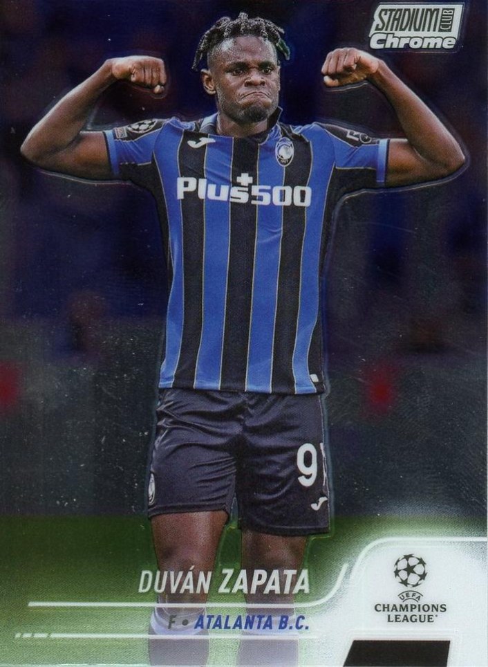 Duván Zapata 2021 Topps Stadium Club Chrome UEFA 91