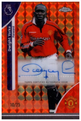 Dwight Yorke 2025 Topps Chrome /25