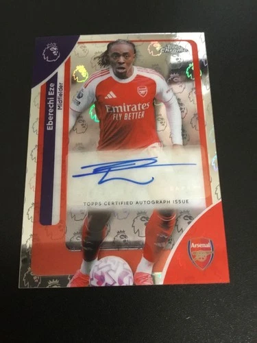 Eberechi Eze 2026 Topps Chrome Logofractor