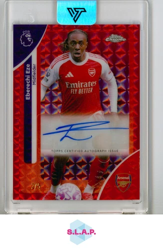Eberechi Eze 2026 Topps Chrome Red 2/5