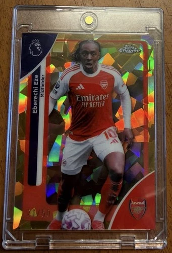 Eberechi Eze 2026 Topps Chrome Sapphire Edition /50