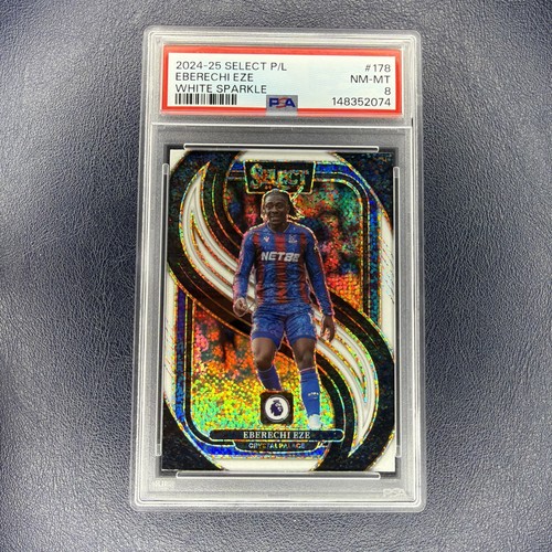 Eberechi Eze 2024 Panini Select Premier League White Sparkle