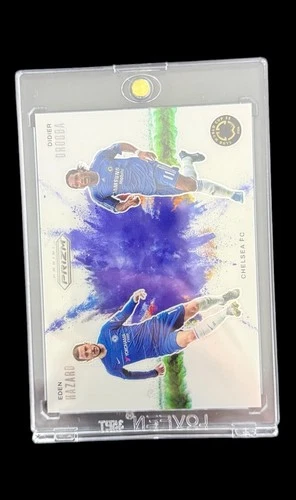 Eden Hazard / Didier Drogba 2025 Panini Prizm Color Blast