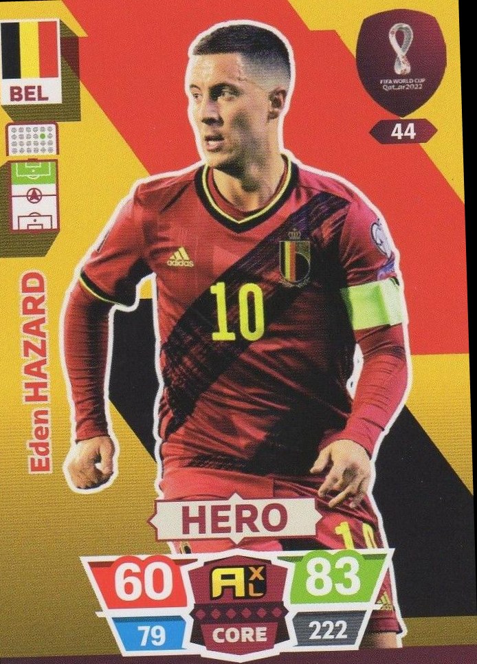 Eden Hazard 2022 Panini Adrenalyn XL FIFA World Cup