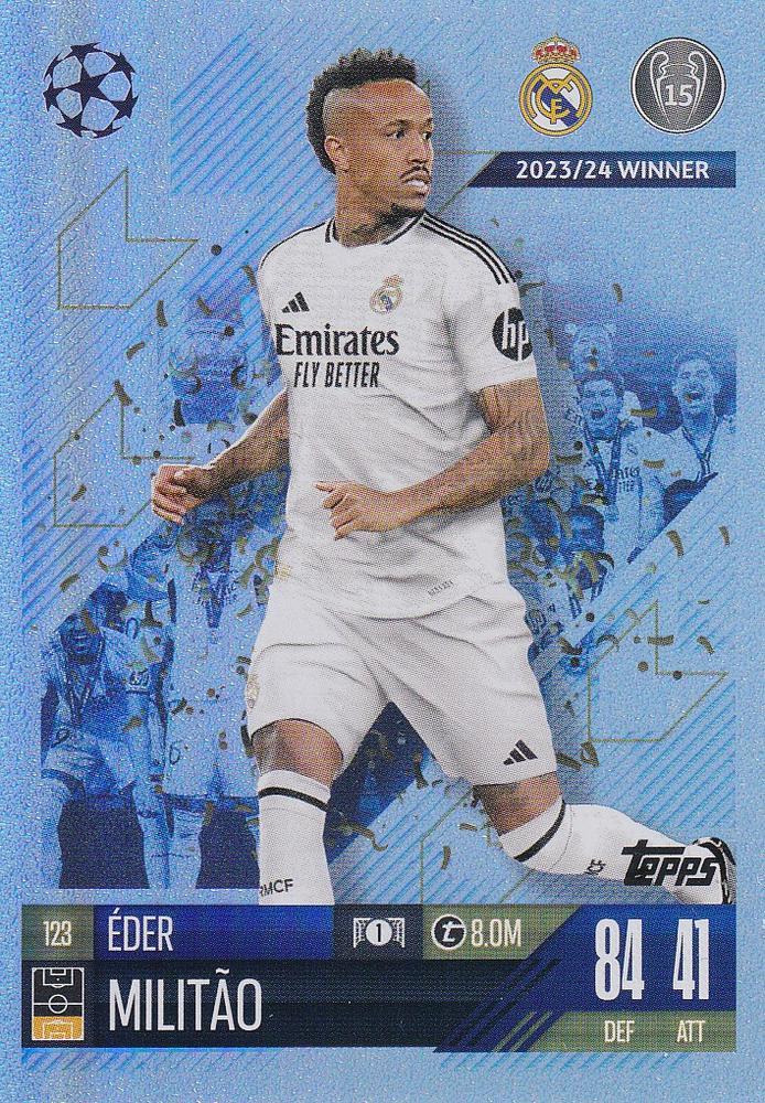 Eder Militao 2024 Topps Match Attax UEFA Club Competitions