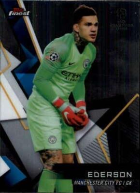 Ederson 2018 Topps Finest UEFA 80