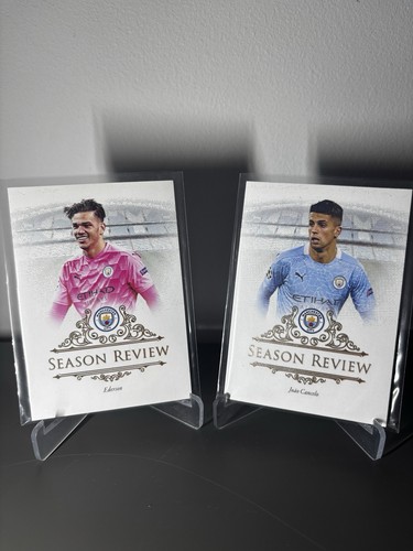Ederson & Joao Cancelo 2021 Futera Season Review /30