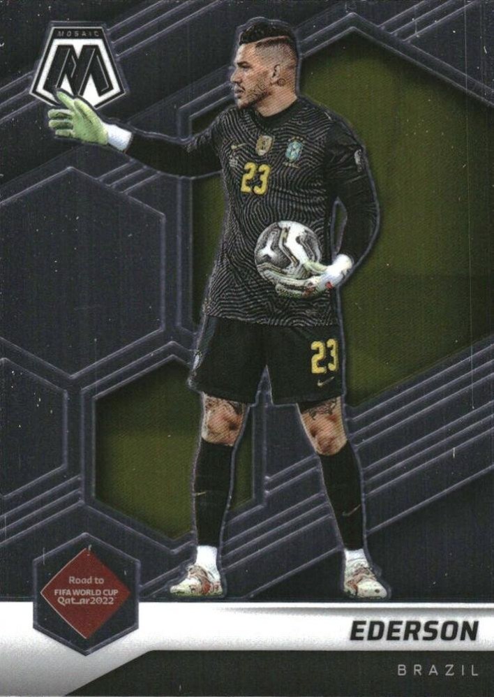 Ederson 2021 Panini Mosaic Road to FIFA World Cup
