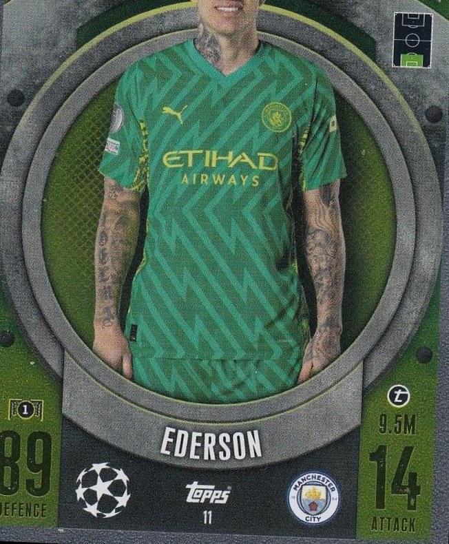 Ederson 2023 Topps Match Attax UEFA Club Competitions